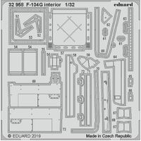 Eduard 1/32 F104G interior detail set (Italeri)