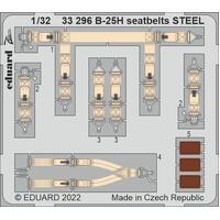 Eduard 1/32 B-25H seatbelts Steel Photo etched set for HKM [33296]