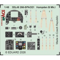 Eduard 1/48 Hampden B Mk.I SPACE 3D Decal Set for ICM
