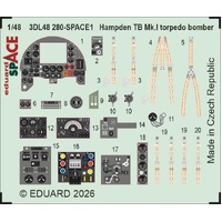 Eduard 1/48 Hampden TB Mk.I Torpedo Bomber SPACE 3D Decal Set for ICM