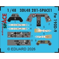 Eduard 1/48 Fw 190D-9 SPACE Space Set for Miniart