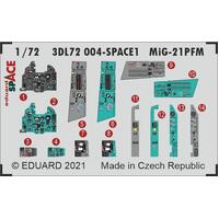 Eduard 1/72 MiG-21PFM SPACE 3D Decals