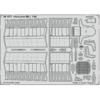 Eduard 1/48 Hurricane Mk.I Photo Etch Set for Arma Hobby