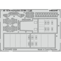 Eduard 1/48 Hampden B Mk.I Photo Etch Set for ICM