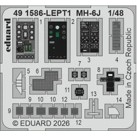 Eduard 1/48 AH-6J Photo Etch Set for ICM