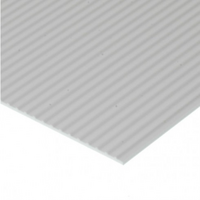 Evergreen White Polystyrene Board & Batten Sheet 0.075 x 6 x 12" / 1.9mm x 15cm x 30cm (1)