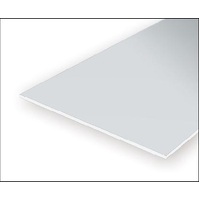 Evergreen White Polystyrene Square Tile 0.167 x 12 x 24" / 4.2mm x 30cm x 61cm (1)
