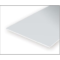 Evergreen White Polystyrene Board & Batten Sheet 0.125 x 12 x 24" / 3.2mm x 30cm x 61cm (1)