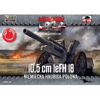 First To Fight 1/72 10,5cm leFH 18 German Field Howitzer Plastic Model Kit