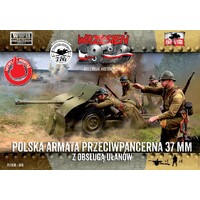 First To Fight 1/72 Bofors 37mm AT Gun with polish uhlans crew Plastic Model Kit