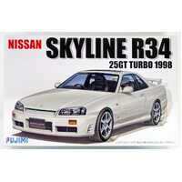 Fujimi 1/24 R34 Skyline 25GT Turbo 1998 (ID-124) Plastic Model Kit [03967]