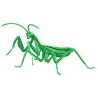 Fujimi Biology Edition Big Mantis (Metallic Green) (FI No.23 EX-3) Plastic Model Kit [17111]