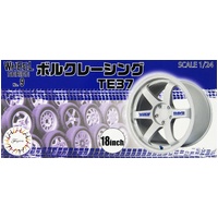 Fujimi 1/24 Volk Racing TE37 18inch [Wheel-09] Wheels for Plastic Models