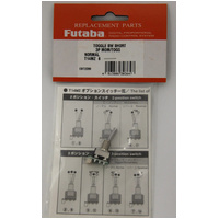 Futaba 18MZ  TOGGLE SW 3TF101H Short 3 position toggle/mo [FUTEBT2289]