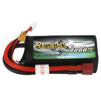 Gens Ace 3S Bashing 2200mAh 11.1V 35C Soft Case LiPo Battery (Deans)