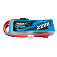 Gens Ace G-Tech 3S 2200mAh 25C 11.1V Soft Pack Lipo Battery (Deans)