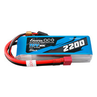 Gens Ace G-Tech 3S 2200mAh 60C 11.1V Soft Pack Lipo Battery (Deans)