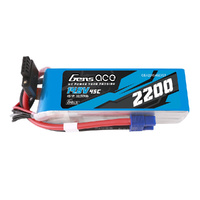 Gens Ace G-Tech 4S 2200mAh 45C 14.8V Soft Pack Lipo Battery (EC3)