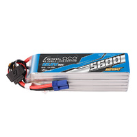 Gens Ace G-Tech 6S 5600mAh 80C 22.2V Lipo Battery (EC5)