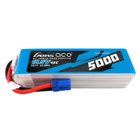 Gens Ace 5S 5000mAh 45C 18.5V Soft Pack Lipo Battery (EC5)