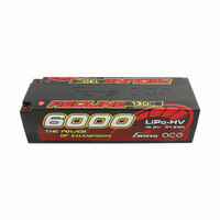 Gens Ace 4S Redline 6000mAh 15.2V 130C Hardcase/5mm bullet HV LiPo Battery (5.0mm Bullet)