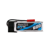 Gens Ace 1S 600mAh 45C 3.7V Soft Pack Lipo Battery (JST-SYP)