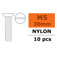 G-Force Flat Head Screw - M5X30 - Nylon (5)