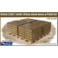 Gecko 1/35 British Ammo & Pallet Set Plastic Model Kit