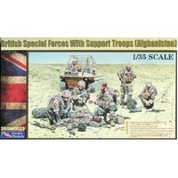 Gecko 1/35 British Special Forces with Support Troops (Afghanistan) Plastic Model Kit