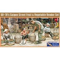 Gecko 1/35 60’~70’s Saigon Greengrocer Figure Set Plastic Model Kit