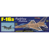 Guillow's F-16 Fighting Falcon Balsa Plane Model Kit