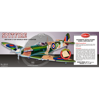 Guillow's Spitfire - Laser Cut Balsa Plane Model Kit