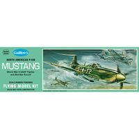 Guillow's Mustang Balsa Plane Model Kit