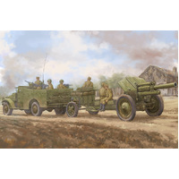 HobbyBoss 1/35 M3A1 late version tow 122mm Howitzer M-30 Plastic Model Kit [84537]