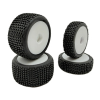 HobbyPlus HBP V-Blox Tire Set (White) (Speck-B)