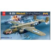 Hong Kong Models 1/32 B-25J Mitchell Strafing Babes Plastic Model Kit