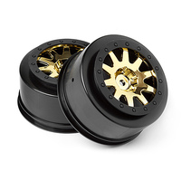 HPI 106203 Mk.10 V2 Wheel Gold (4.5mm Offset/2Pcs)