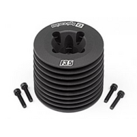 HPI Aluminum Heatsink Head (Black/F3.5 V2) [111609]