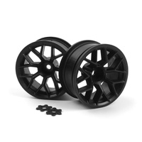 HPI RTR Wheel 26mm Black 9mm Offset (Pr) [160368]