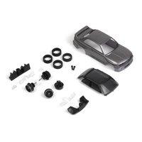HPI nano-TTR 1989 BMW M3 E30 Ravaglia - Dark Silver - Painted Body Set