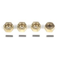 HPI 7mm Hex Hub Set (Brass/4pcs)