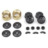 HPI CS-8 Steel Beadlock Wheel 1.2in (Black/4pcs)