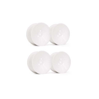 HPI 30028 AERO-DISH WHEEL 24MM WHITE (4PCS.)