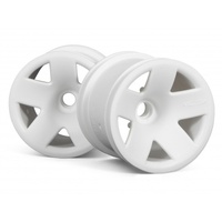 HPI 3040 TYPE F5 TRUCK WHEEL FRONT WHITE