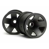 HPI 3041 TYPE F5 TRUCK WHEEL FRONT BLACK