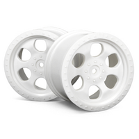 HPI 6 Spoke Wheel White (83X56mm/2Pcs) [3115]