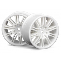 HPI 3770 10 Spoke Motor Sport Wheel 26mm White