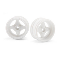 HPI 3910 MX60 4 SPOKE WHEEL WHITE (6MM OFFSET)