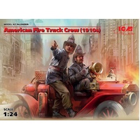 ICM 1/24 American Fire Truck Crew (1910s) (2 Figures) Plastic Model Kit