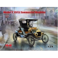 ICM 1/24 Model T 1912 Commercial Roadster American Car Plastic Model Kit